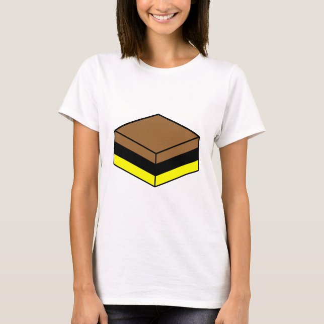 Liquorice All Sort - Brown, Black and Yellow T-Shirt (Front)