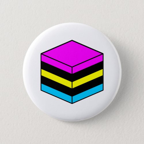 Liquorice All Sort _ Magenta Yellow Blue  black Button