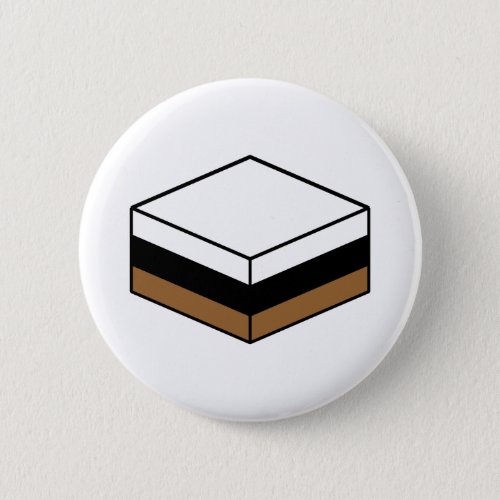Liquorice All Sort _ White Black and Brown Button