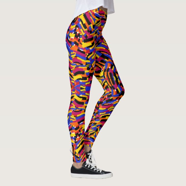 LIQUORICE ALLSORT MELTDOWN LEGGINGS (Right)
