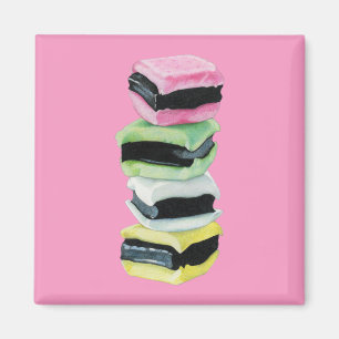 Liquorice Allsorts pink Magnet