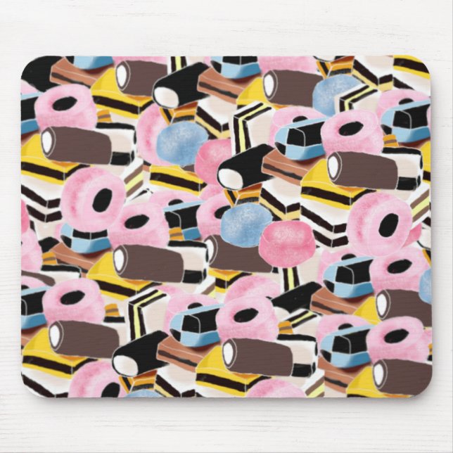 liquorice sweets mouse pad (Front)