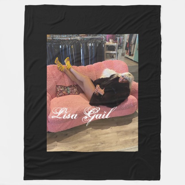 Lisa Gail Blanket! Fleece Blanket (Front)