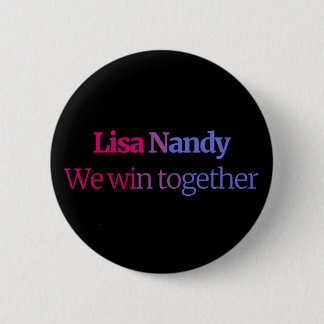 Lisa Nandy Bi Badge - We Win Together Button