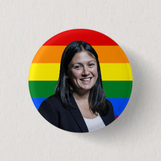 Lisa Nandy LGBT Badge Button