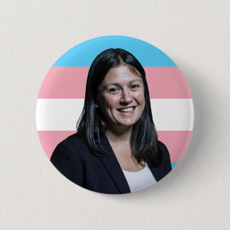 Lisa Nandy Trans Flag Badge Button