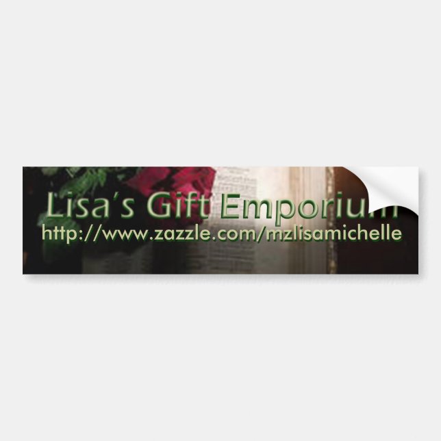 Lisa's Gift Emporium Bumper Sticker (Front)