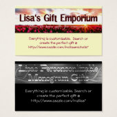 Lisa's Gift Emporium - Monogram shop Profile Card (Front & Back)