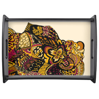Lisa's Lion yellow Serving Tray