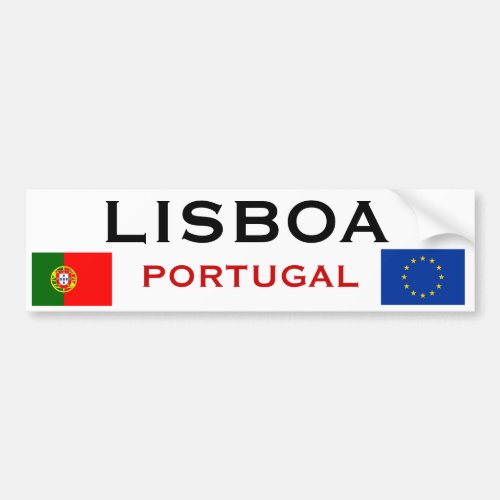 Lisboa Bumper Sticker