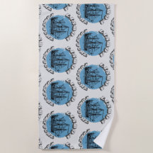 Lisboa Portugal Beach Towel