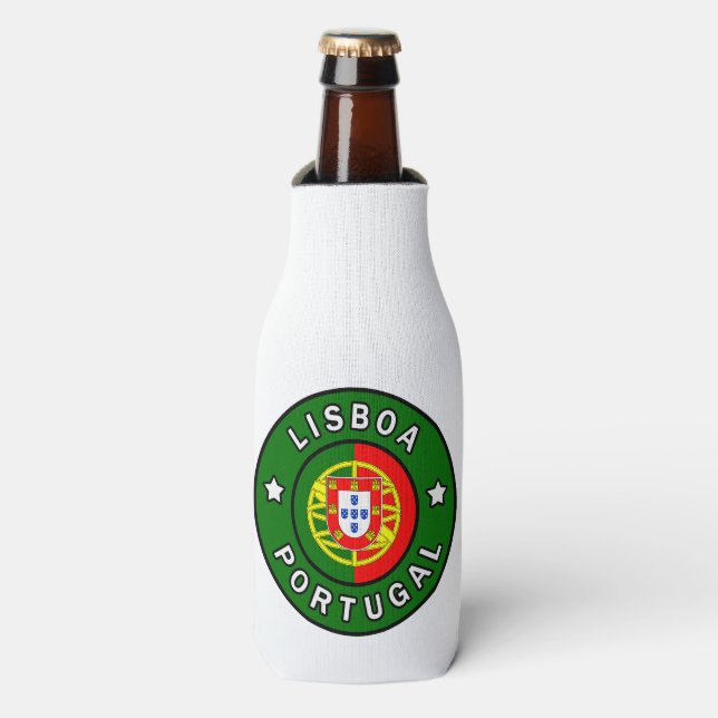 Lisboa Portugal Bottle Cooler (Bottle Front)