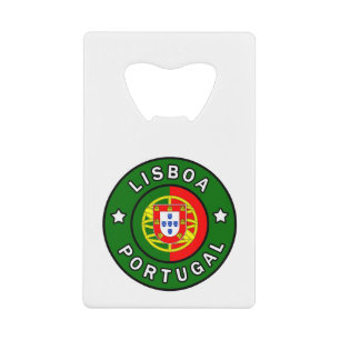 Lisboa Portugal Credit Card Bottle Opener
