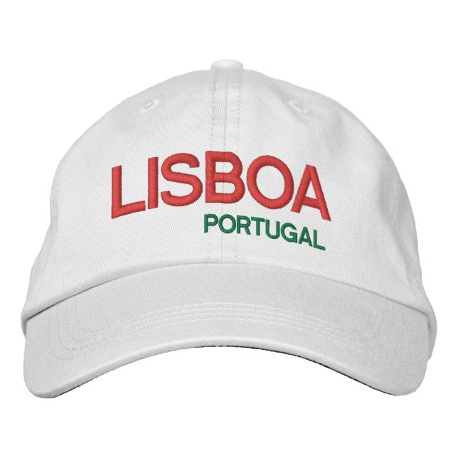LISBOA PORTUGAL Embroidered Hat (Front)