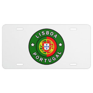 Lisboa Portugal License Plate