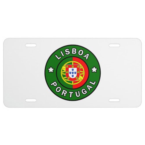 Lisboa Portugal License Plate