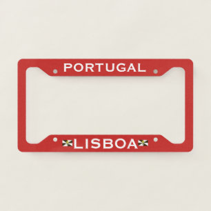 Lisboa Portugal License Plate Frame