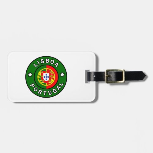 Lisboa Portugal Luggage Tag