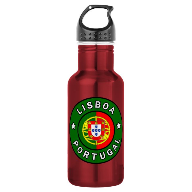 Lisboa Portugal Stainless Steel Water Bottle (Front)