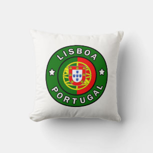 Lisboa Portugal Throw Pillow