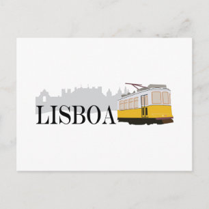 Lisboa Tram Postcard