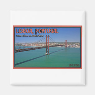 Lisbon - 25th of April Bridge Magnet