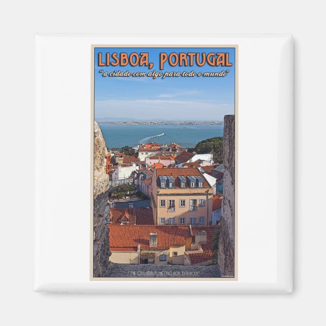 Lisbon - Boat on the Tejo Magnet (Front)