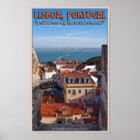 Lisbon - Boat on the Tejo Poster