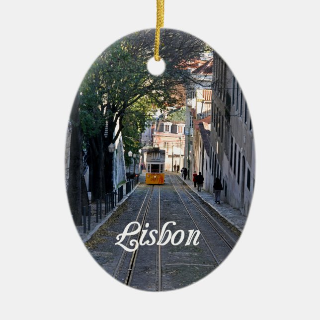 Lisbon Ceramic Ornament (Front)