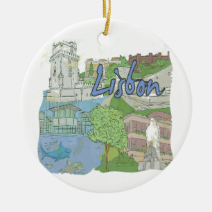 Lisbon Ceramic Ornament