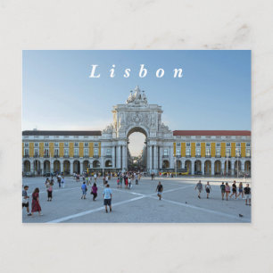 Lisbon. Commerce Square. Postcard