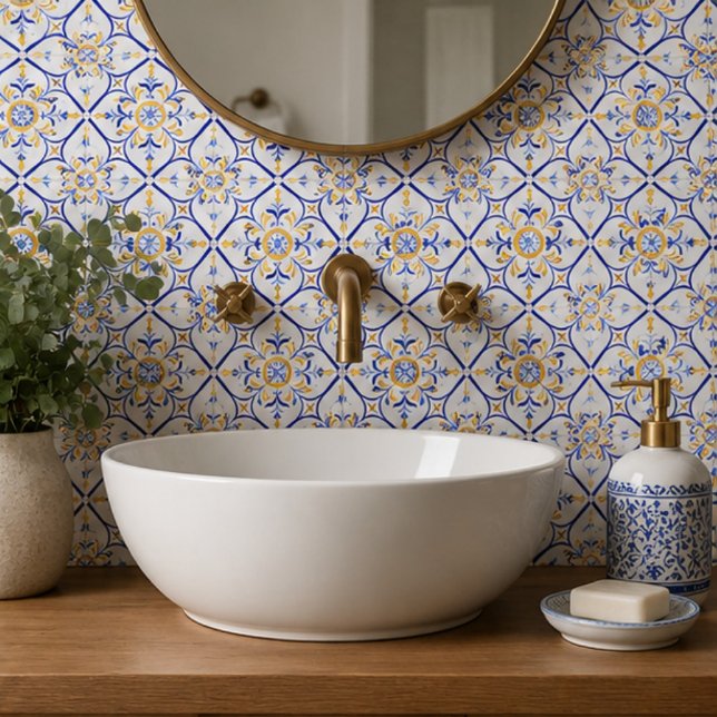 Lisbon Jardin Botanical Mediterranean Luxury Ceramic Tile (Creator Uploaded)