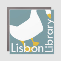 Lisbon Library Maine magnet