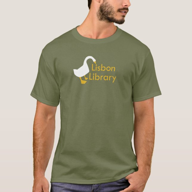 Lisbon Maine Library tshirt (Front)
