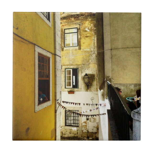 Lisbon mood ceramic tile (Front)