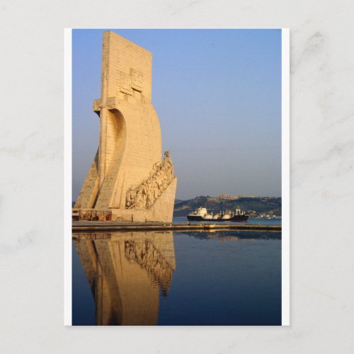 Lisbon Portugal Age of Discoveries Monument Postcard