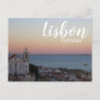 Lisbon Portugal Alfama Sunset Postcard