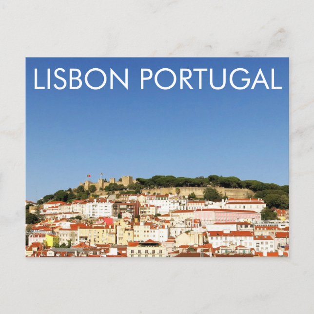 Lisbon Portugal Alfama Views Postcard (Front)