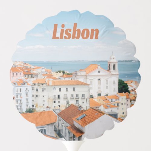 Lisbon Portugal Atlantic beaches Red Roofs Balloon