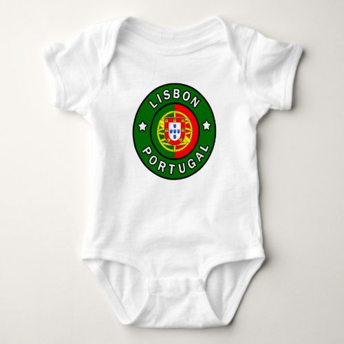 Lisbon Portugal Baby Bodysuit