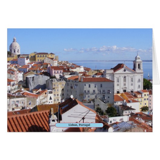 Lisbon, Portugal Cards (Front Horizontal)