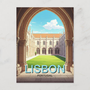 Lisbon Portugal Jerónimos Monastery Postcard