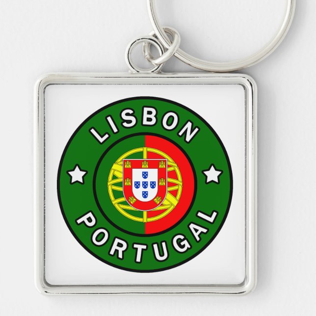 Lisbon Portugal Keychain (Front)