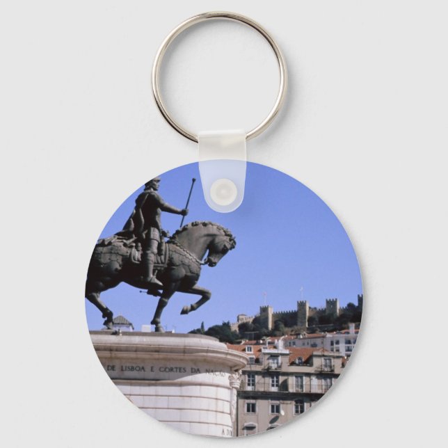 Lisbon, Portugal Keychain (Front)