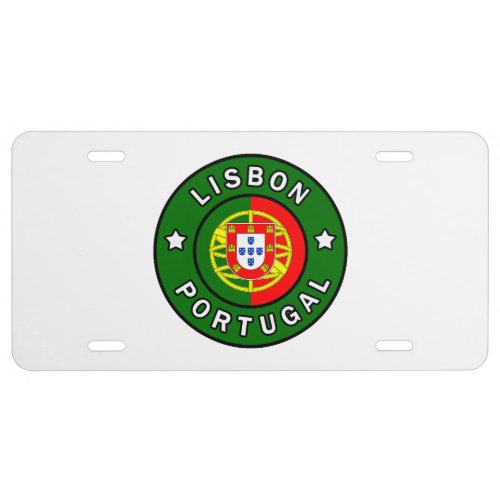 Lisbon Portugal License Plate