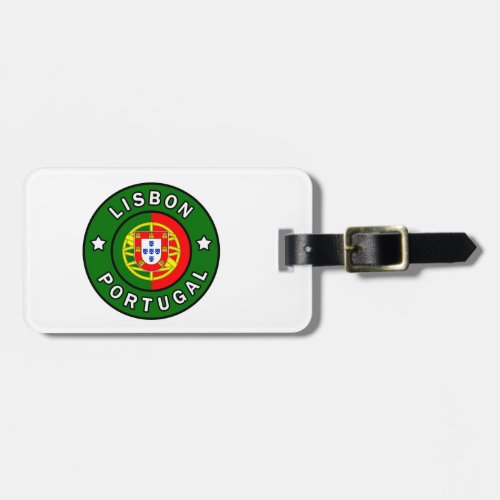 Lisbon Portugal Luggage Tag