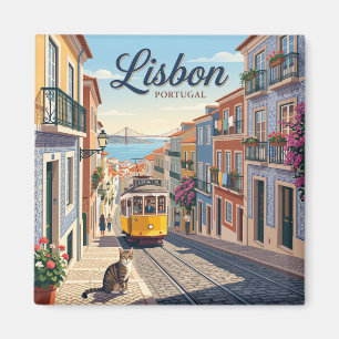 Lisbon, Portugal Magnet