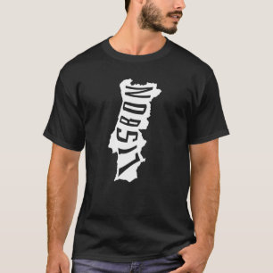 Lisbon, Portugal Map Outline - Europe Travel T-Shirt