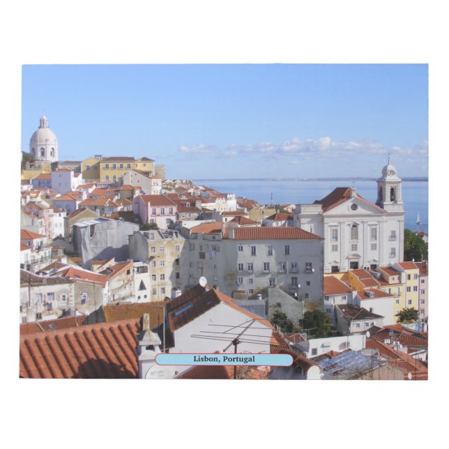 Lisbon, Portugal Notepad (Front)