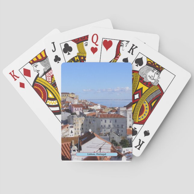 Lisbon, Portugal Poker Cards (Back)